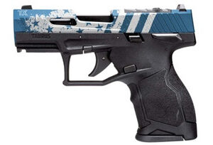 Taurus 1-TX2213Y-US3 TX22 Compact .22LR 3.6" 13+1 OR Blue/Engraved US Flag