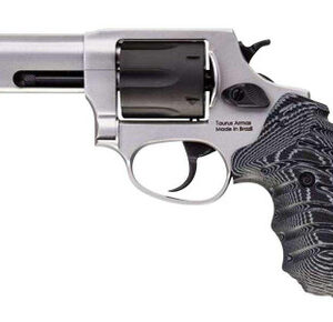 Taurus 2-85635NSVZ Defender 856 .38 Special 3" Stainless W/ Black Accents & Black/Gray VZ Grips