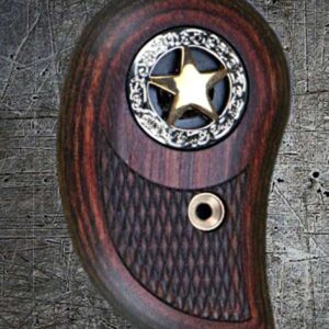 BOND ARMS RUSTIC RANGER HGD 45/410 4.25IN BBL W/ SATIN FINISH ROSEWOOD EXT GRIPS W/ HOLSTER