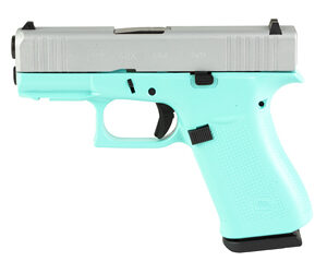 GLOCK 43X 9MM 10RD REB/SILVER FRRAIL