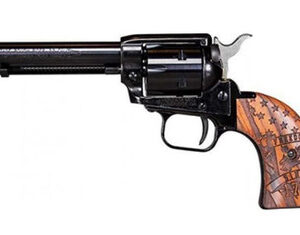 Heritage Manufacturing Rough Rider RR22B6WRN14 .22LR 6.5" Black/Engraved Wood Grips