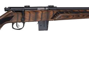 SAVAGE 93 MINIMALIST RIB 22WMR 18IN BBL LAMINATED BROWN STOCK ACCUTRIGGER