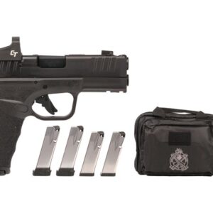 SPRINGFIELD ARMORY HELLCAT PRO COMP GEAR UP OSP 9MM PISTOL 3.8" BLK 2-15RD 3-17RD CT-1500, RANGE BAG